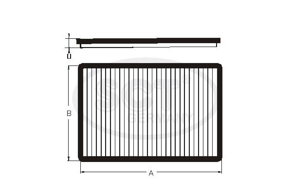 SCT GERMANY Filtrs, Salona telpas gaiss SA 1232